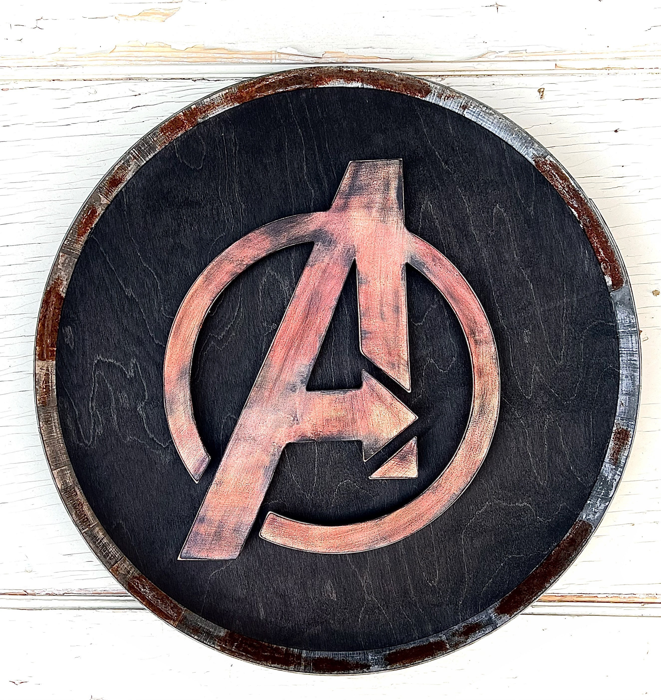 Avengers Wood & Metal Sign Marvel Art Comic Booksuper Hero - Etsy