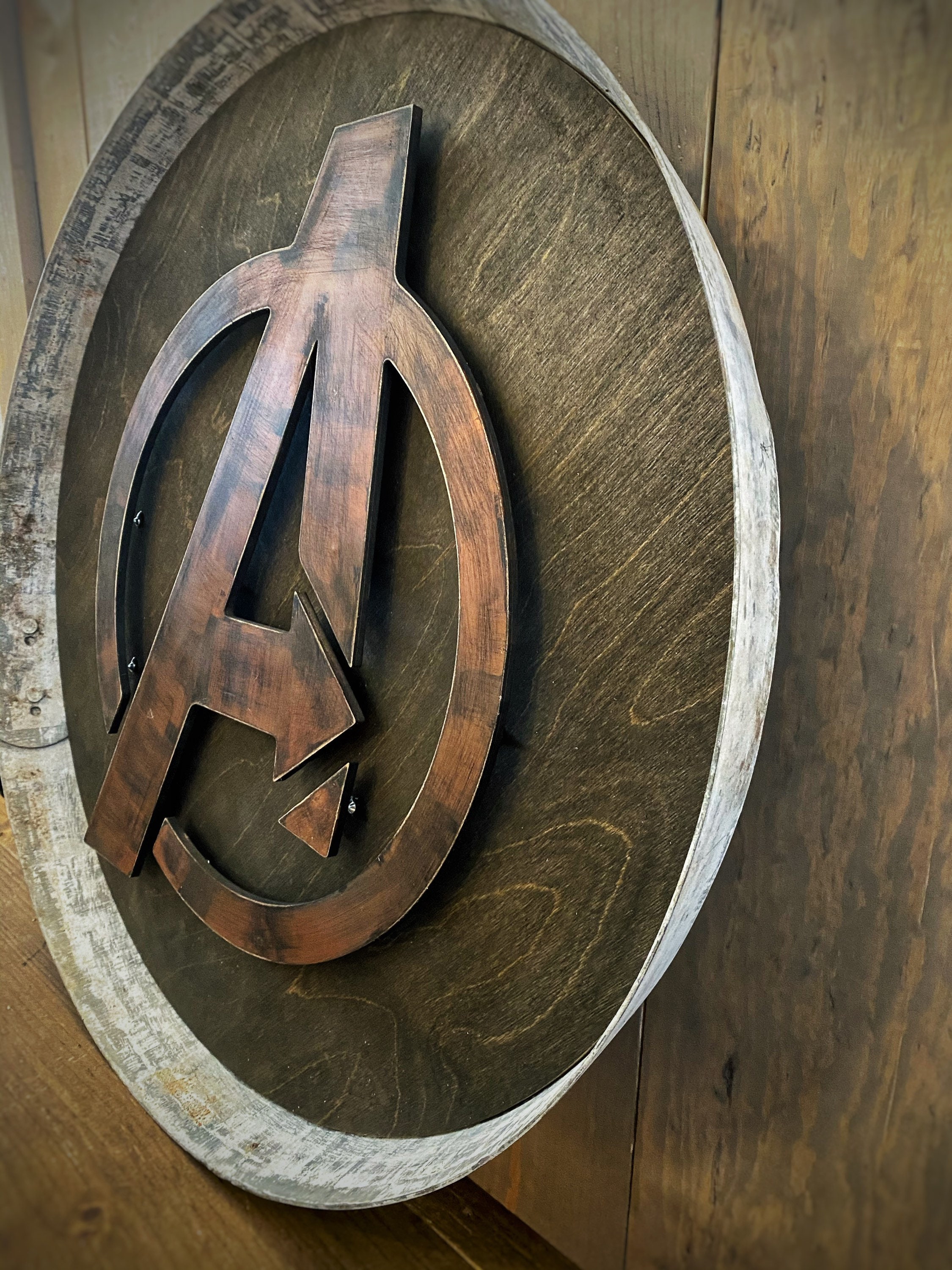 Avengers Wall Decor LARGE Wood & Metal sign Marvel decor Etsy