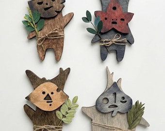 Korok Wood Decor -Handmade - Zelda Tears of the Kingdom / Breath of the Wild