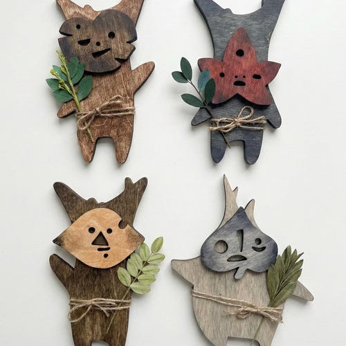 Korok Wood Decor -handmade - Zelda Tears of the Kingdom / Breath
