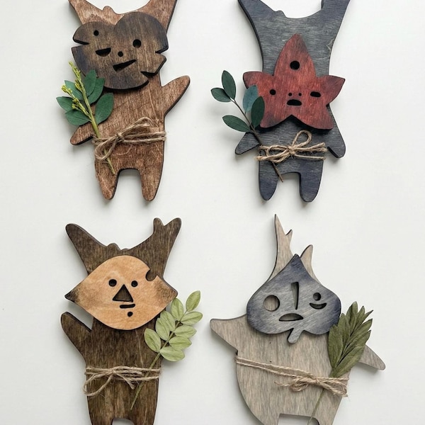 Korok Wood Decor -Handmade - Zelda Tears of the Kingdom / Breath of the Wild