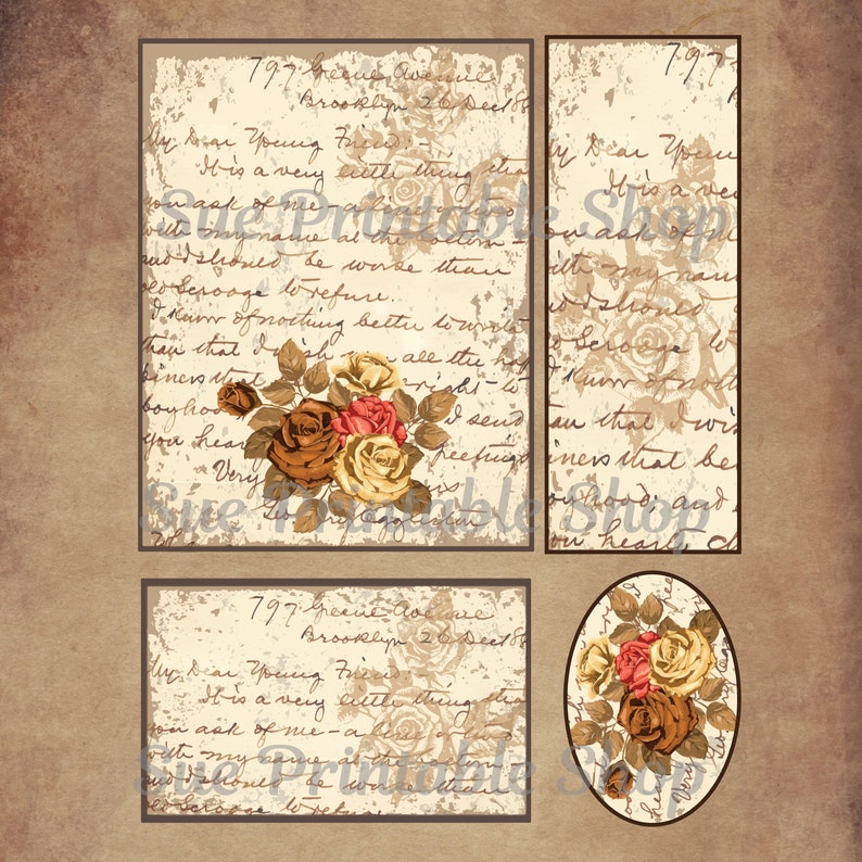 Printable Vintage Ephemera Printable Ephemera Vintage Etsy