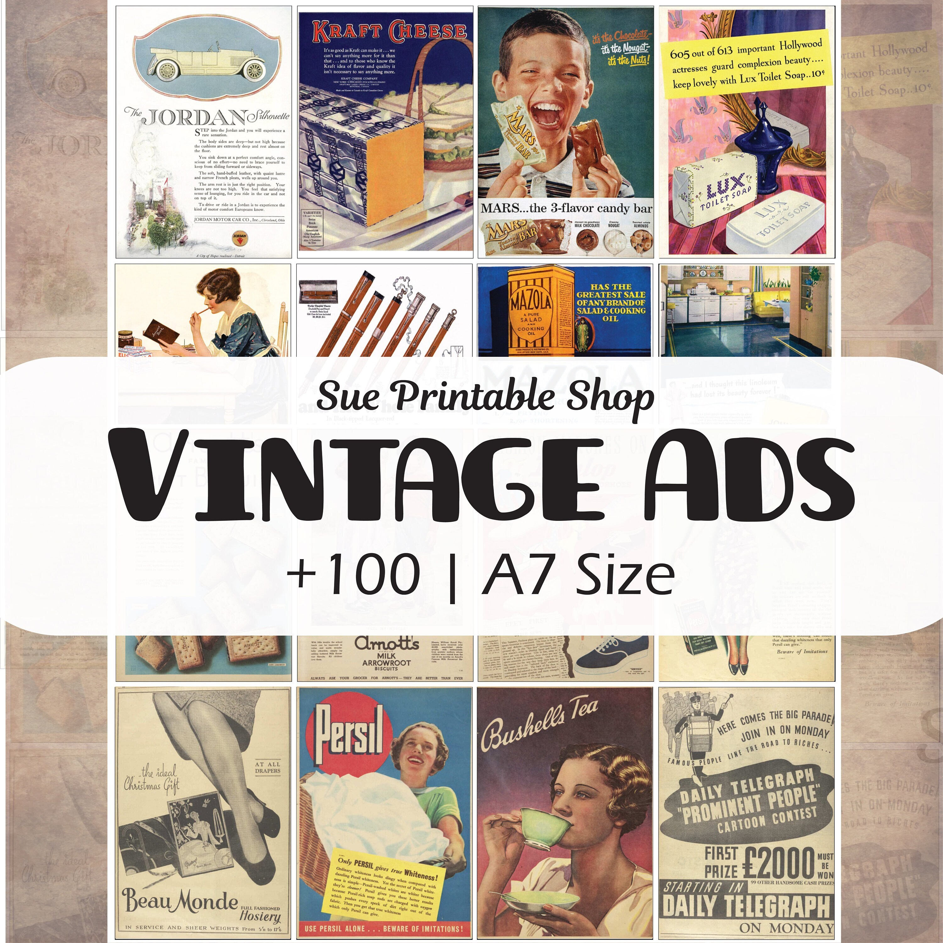 Printable Vintage Advertisement Vintage Ads Vintage Ephemera - Etsy