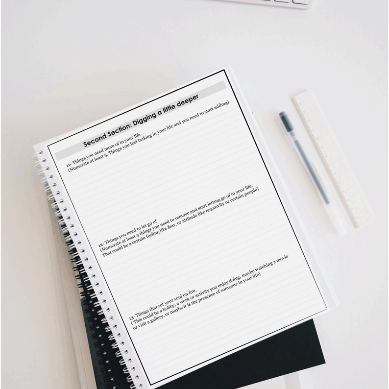 Self Discovery Journal Journal prompts printable Printable | Etsy