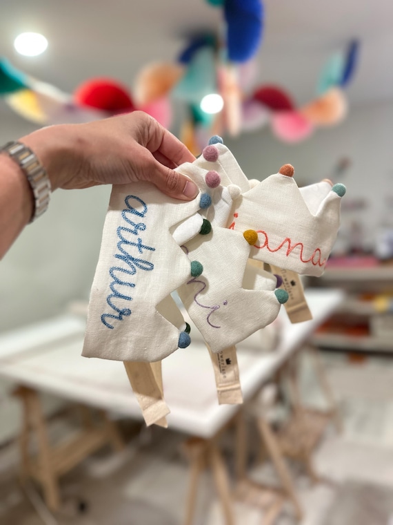 The Original Birthday Crown by Flower Lane™ | Personalized Birthday Crown with your Child's Name | Keepsake and Gift for Children