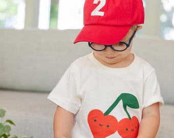 Personalized Kids Baseball Cap with Monogram | Cotton Baseball Cap with Adjustable Clasp for Kids | Embroidered Kids Gift