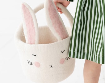 Bunny Felt Easter Basket