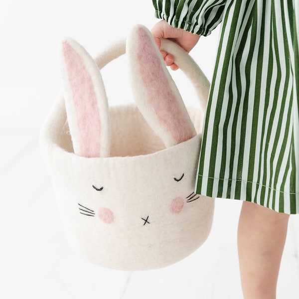 Bunny Felt Easter Basket