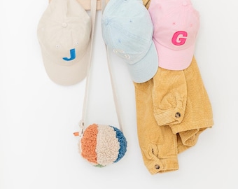Personalized Kids Baseball Cap with Monogram | Cotton Baseball Cap with Adjustable Clasp for Kids