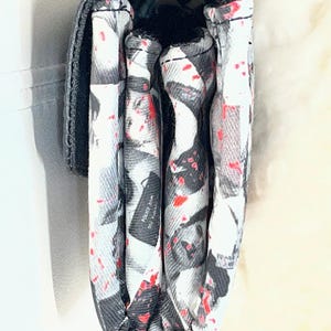 Serial Killer Small Clutch Wallet, Vinyl Accent Flap image 10