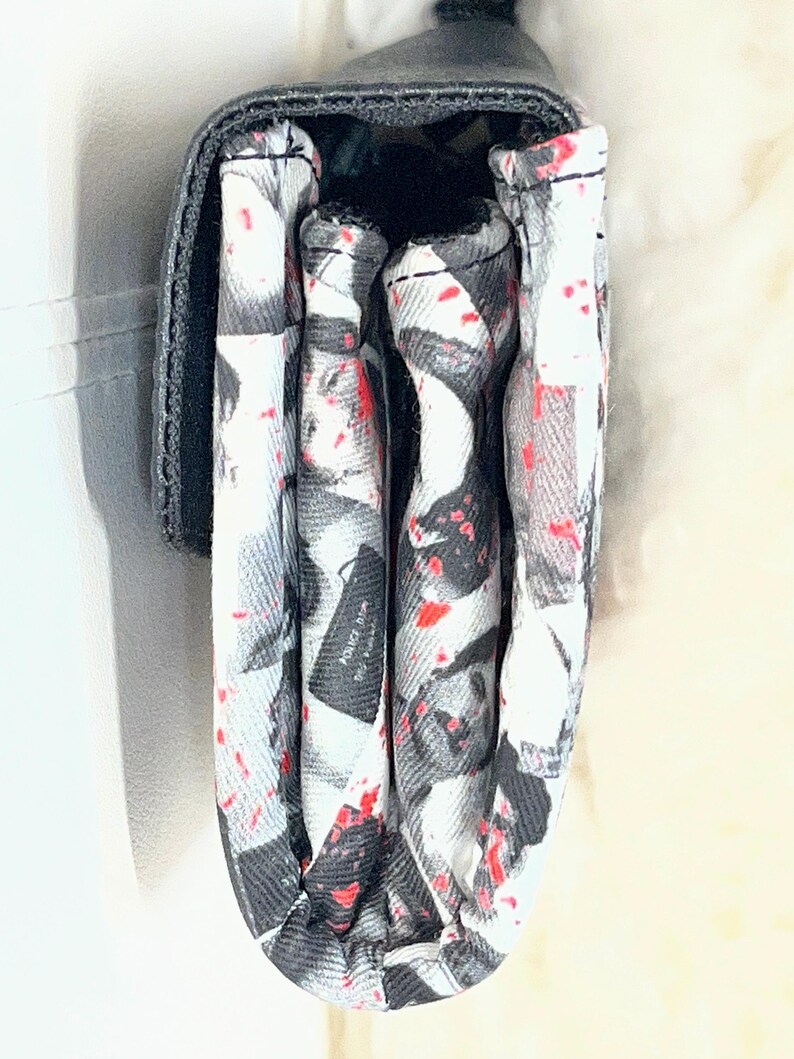 Serial Killer Small Clutch Wallet, Vinyl Accent Flap image 10