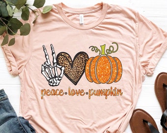 Peace Love Pumpkin - Etsy