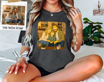Camiseta personalizada con tu foto, camiseta divertida para tu mejor amiga, regalo para ella, camiseta con foto personalizada, camiseta para parejas, camiseta con foto para novio, regalo de cumpleaños