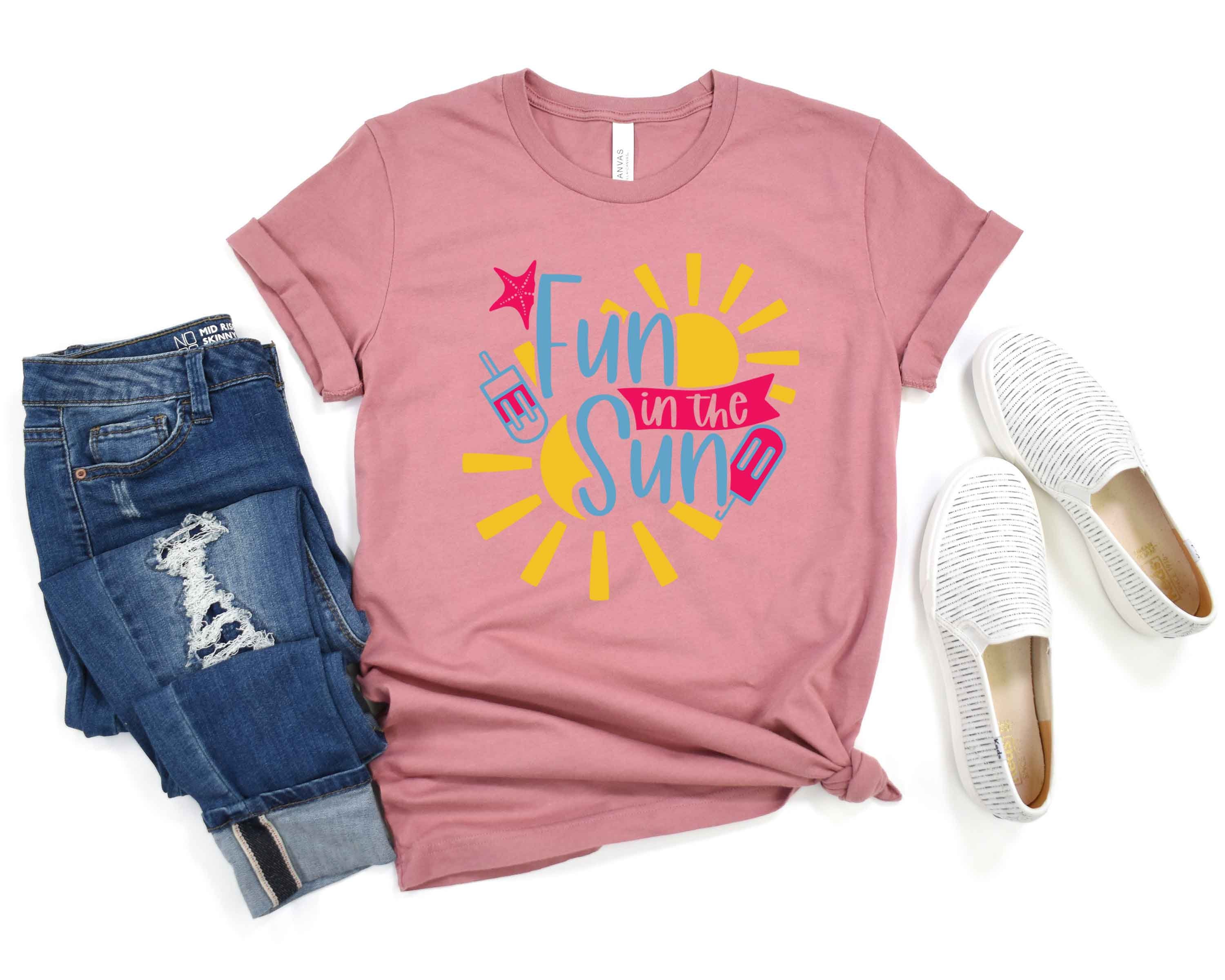 Fun in The Sun Shirt Sun Lover Clothing Sun Bathing Time Etsy