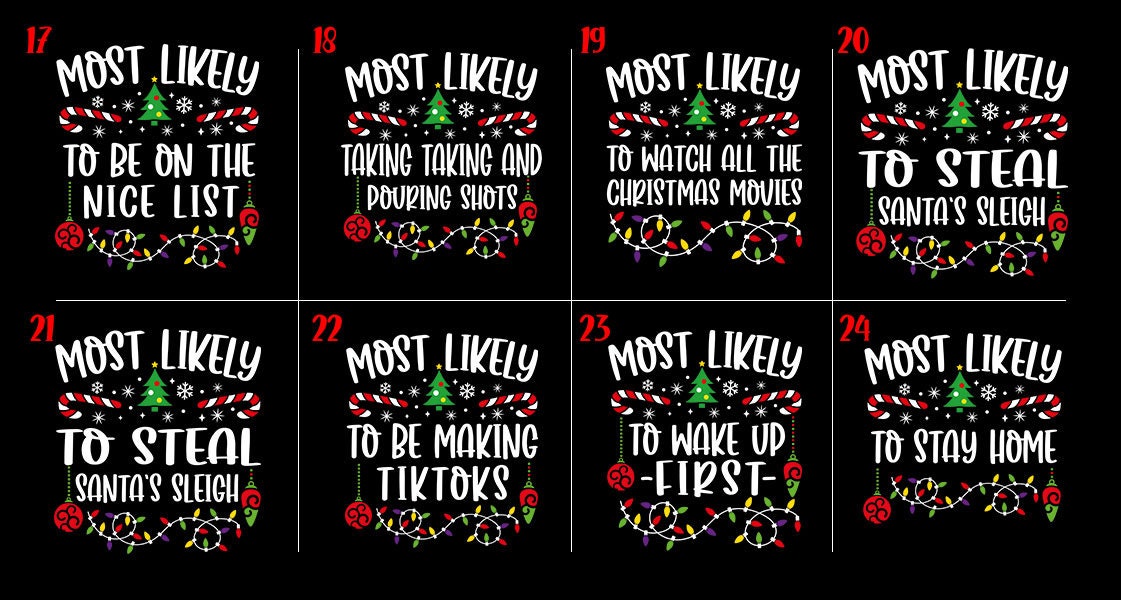 Discover Most Likely To Shirts -Family Matching Christmas Shirt-Funny Christmas Family Shirt -Matching Christmas Shirt-Most likely to christmas shirt