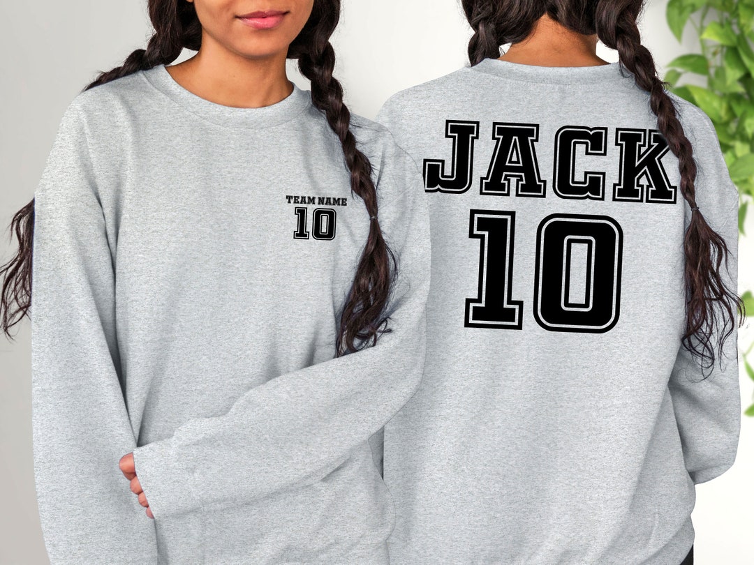 Custom Name and Back Number, Personalized Sports Shirt, Sport Team