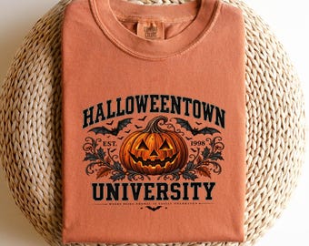 Halloweentown University Shirt, Spooky Halloween Town Tee, Pumpkin Patch Costume Shirt, Fall Vibes Apparel