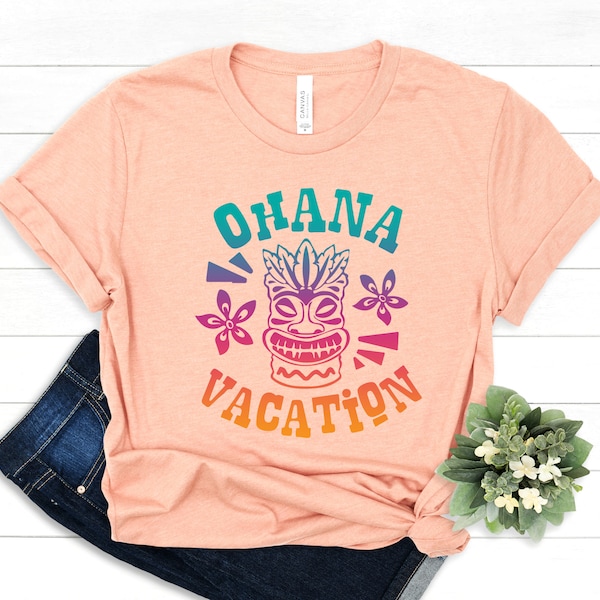 Ohana T Shirt - Ohana Vacation Shirt - Hawaiian Culture T Shirt - Ohana Tattoos T Shirt - Summer Vacation Shirt - Adventure TShirt