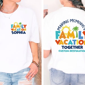 Benutzerdefinierte Familienurlaub Shirt - Familienurlaub Shirt - personalisiertes Gruppenurlaub Shirt - benutzerdefiniertes Urlaub Shirt - Familienausflug Sweatshirt