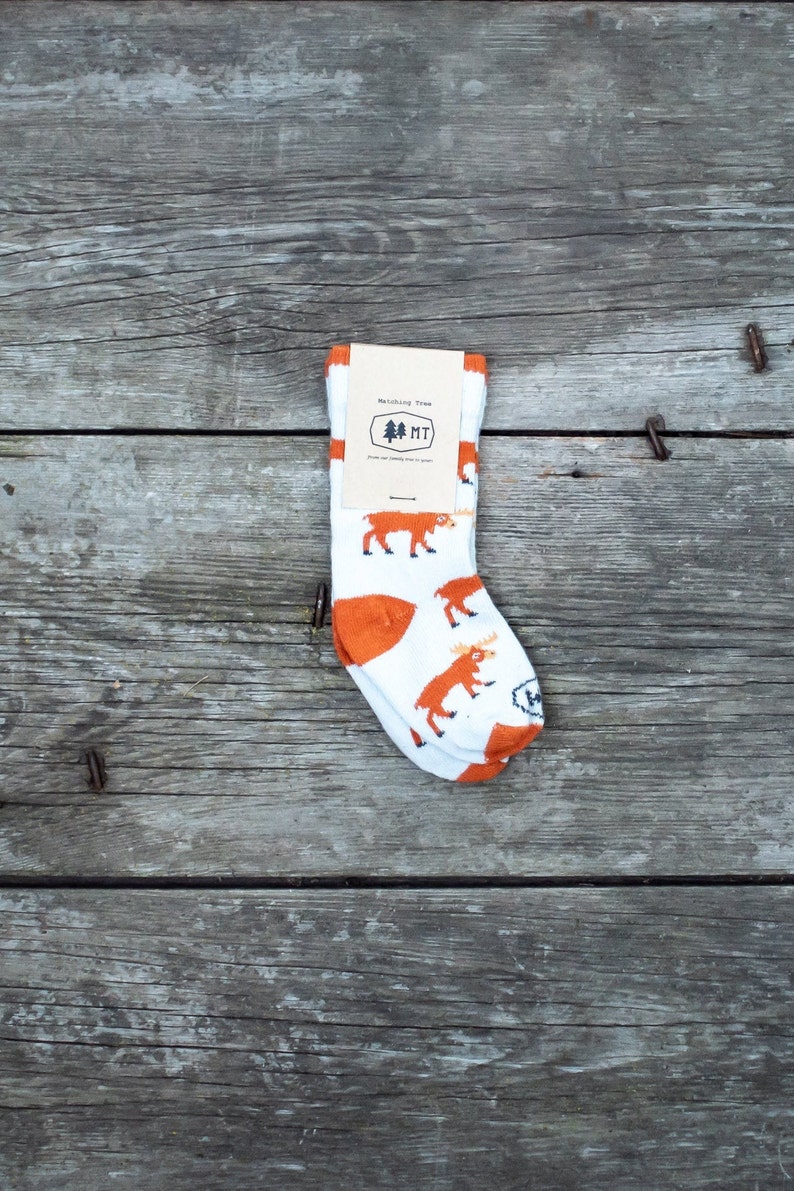 The Moose Sock Matching Moose Socks for Adults and Children Toddler