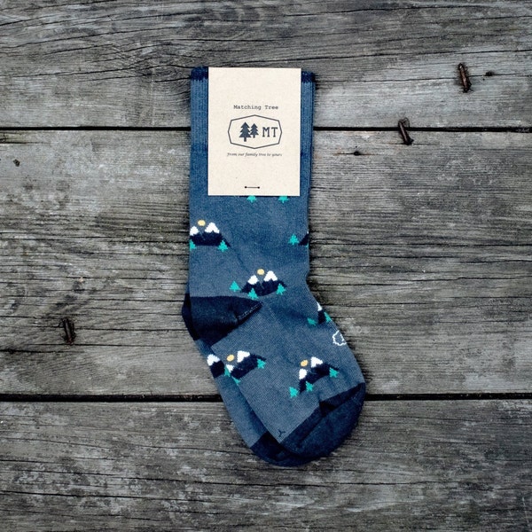 The Grey Mountain Sock - YOUTH SIZE