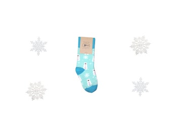 The Polar Bear Sock - YOUTH SIZE