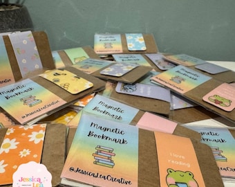 Magnetic Bookmarks for Book Lovers | Gift | Bookish Things | Kawaii | Sheet Music Holder