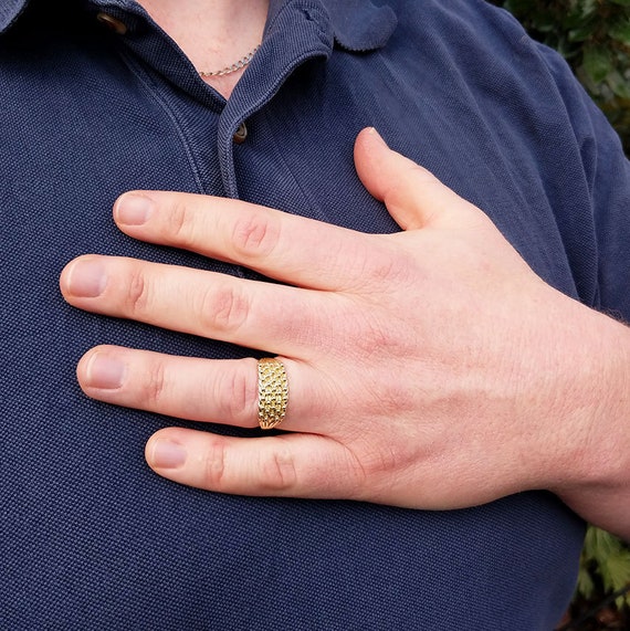 Gold keeper clearance ring for sale