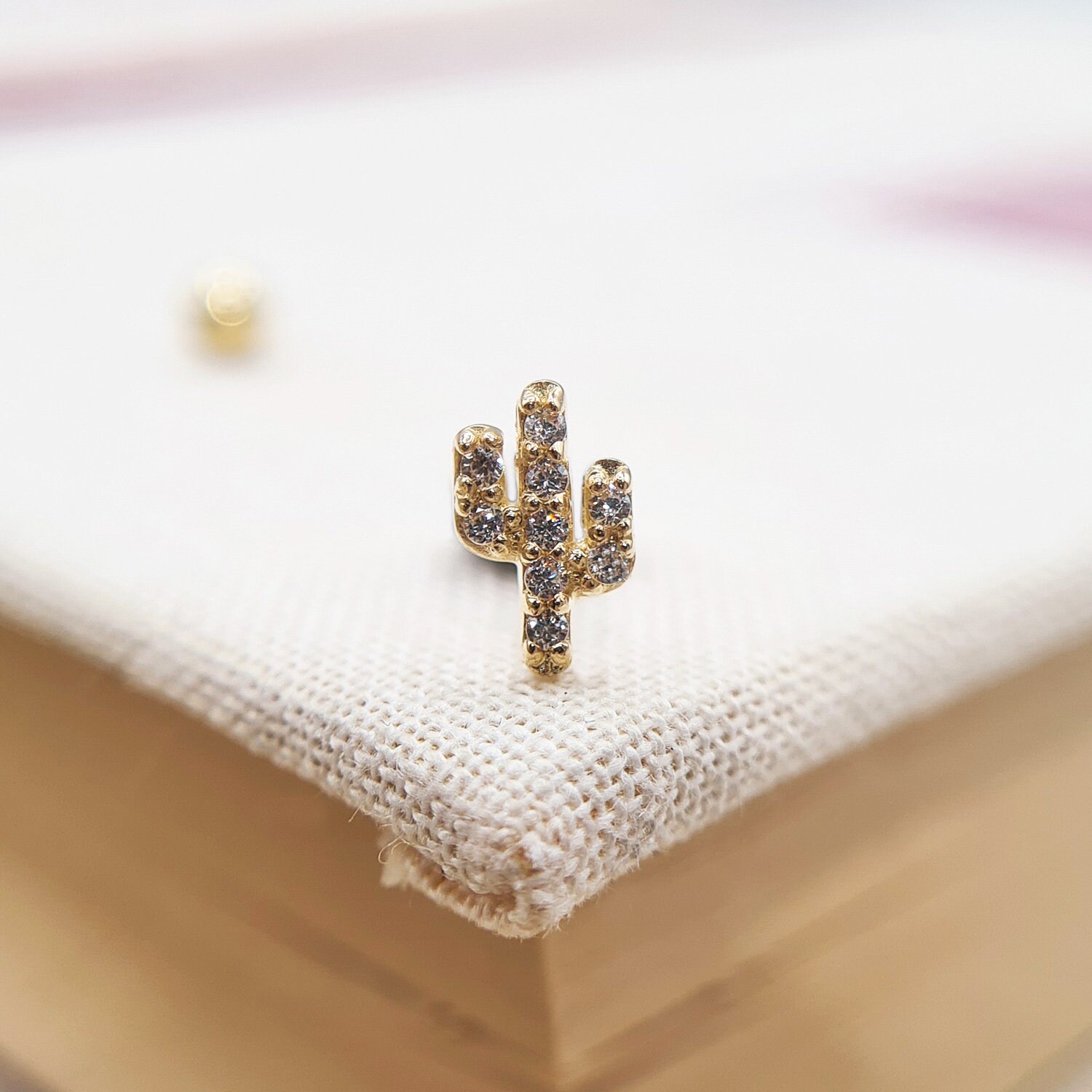 Cactus Nose Stud Etsy