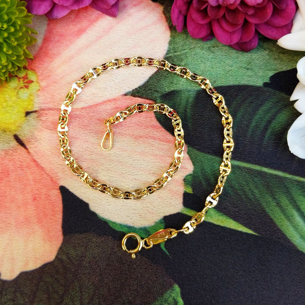Loop Chain Bracelet – Gold