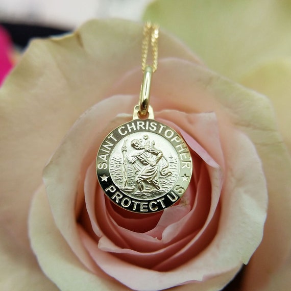 All Sterling Silver St Christopher Medal - Small - Flag Lady Gifts