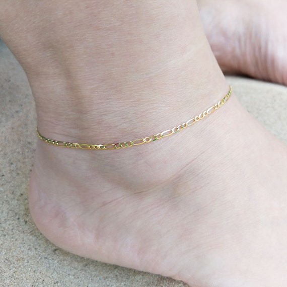9ct gold ankle bracelets sale