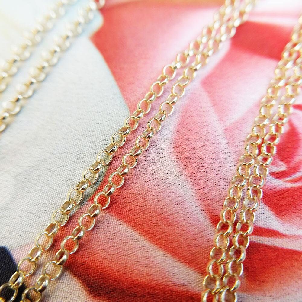 Gold belcher chain deals for sale