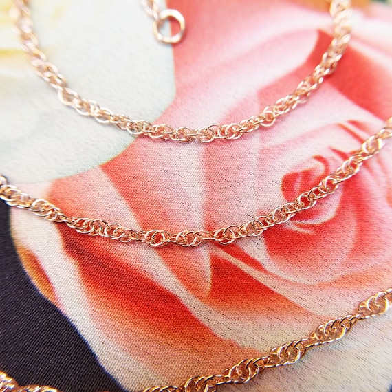 9ct Rose Gold and Silver My Love necklace with Diamond