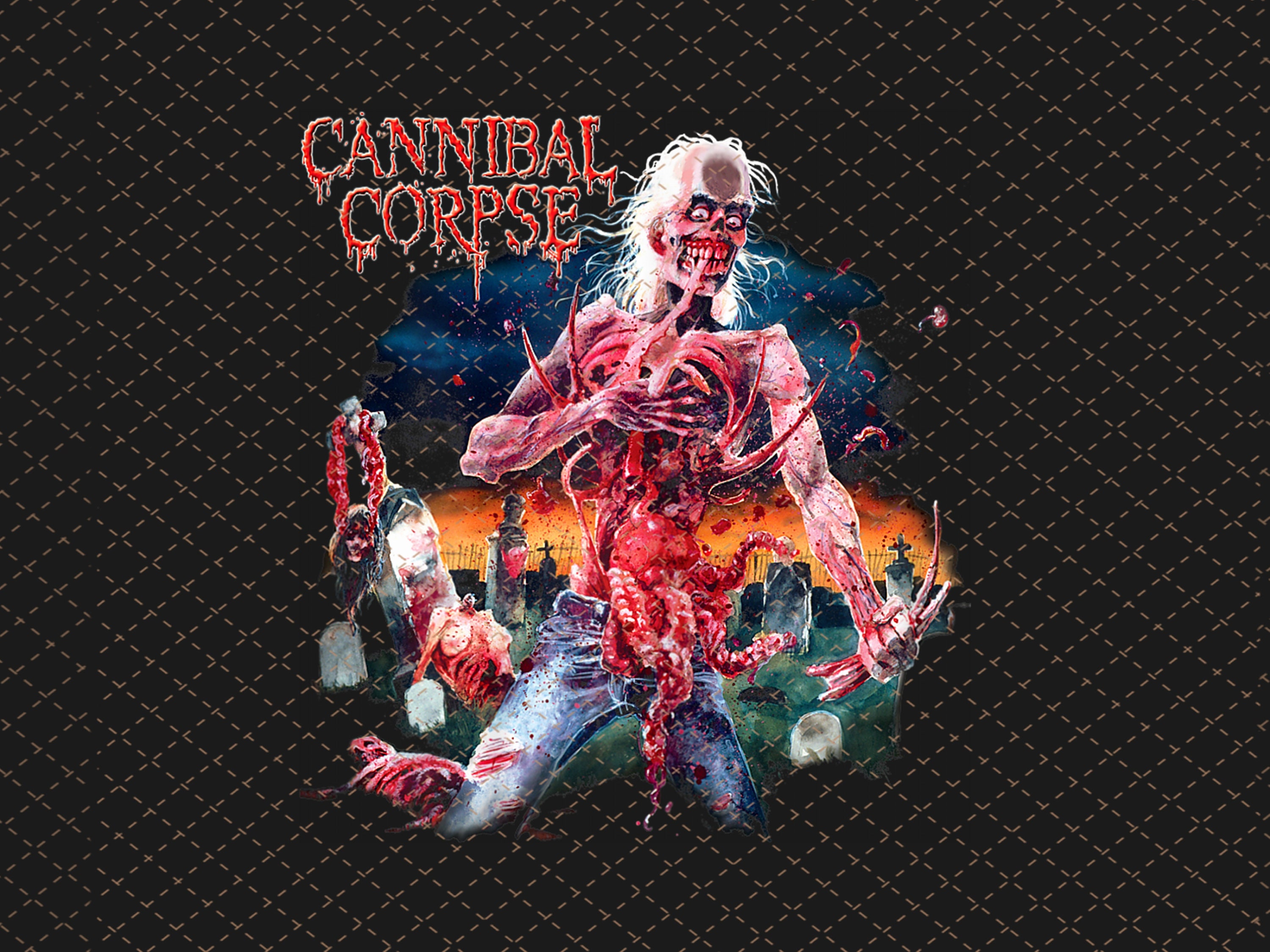 Cannibal Corpse Png Official Merchandise Png Eaten Back to | Etsy