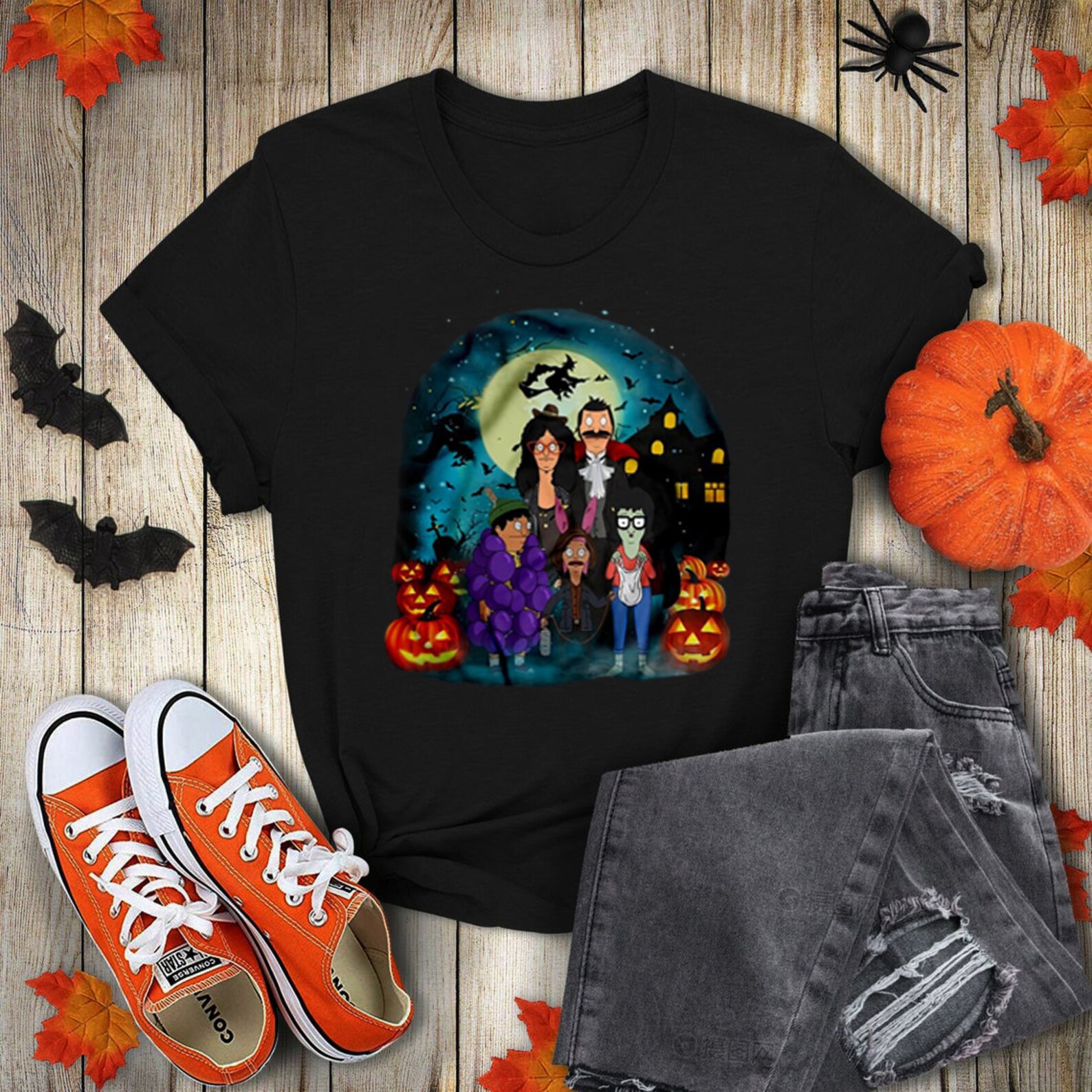 Bobs Burgers Pumpkin Halloween Tshirt Bobs Burgers Shirt | Etsy