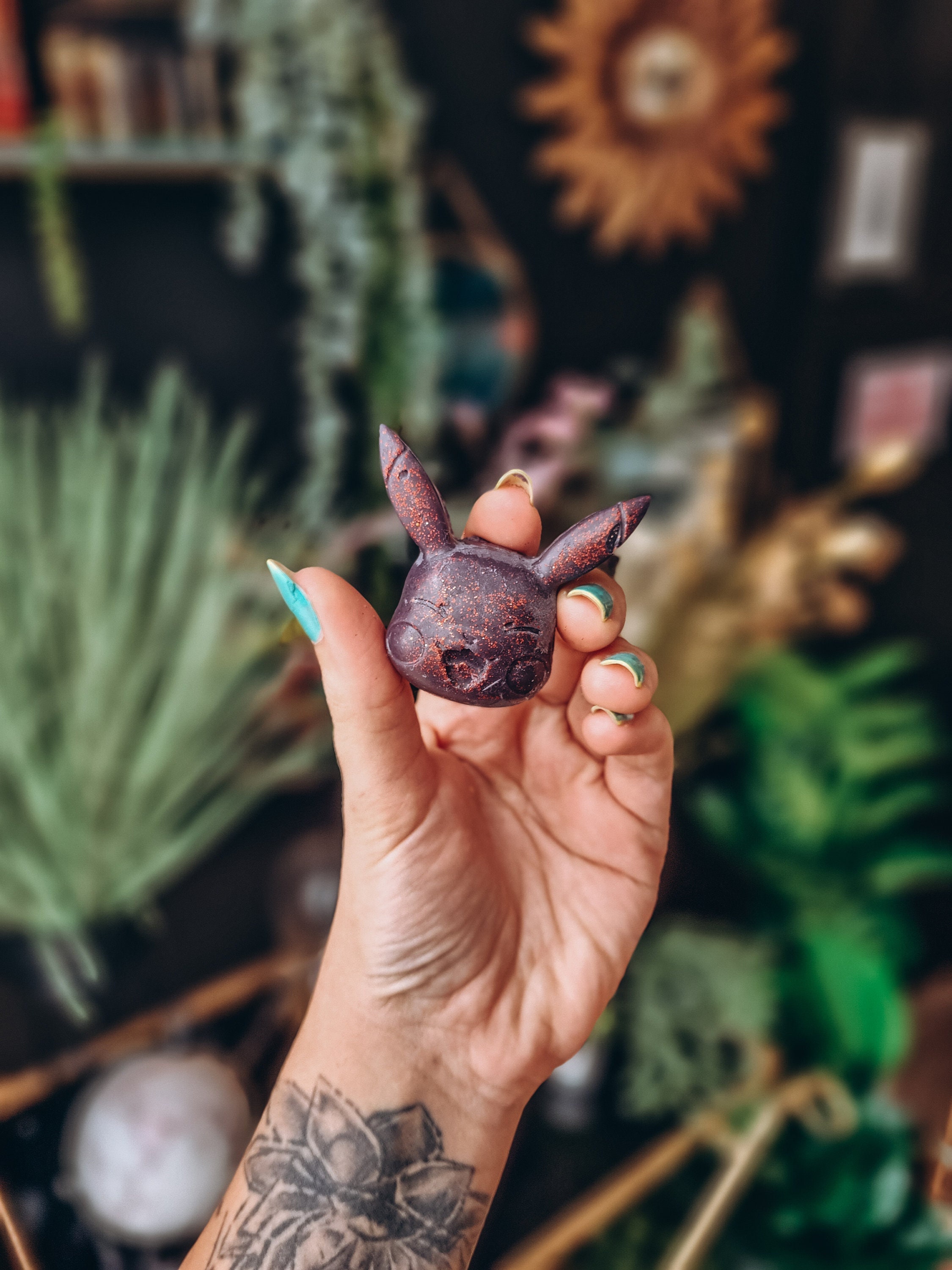 Galet Parfumé Pikachu - Cire Végétale, Vegan