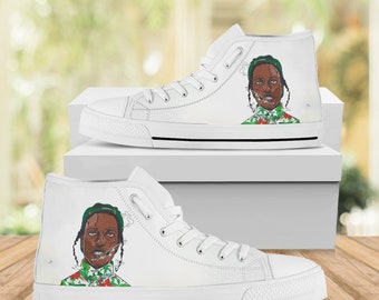 asap rocky custom shoes
