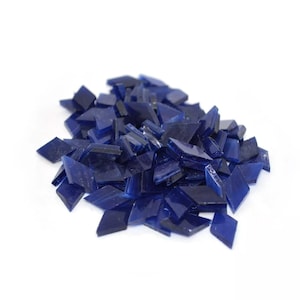 Mosaic Glass Tiles - Pre-Cut Rhombus/Diamond, 10x10x10x10mm, 90g