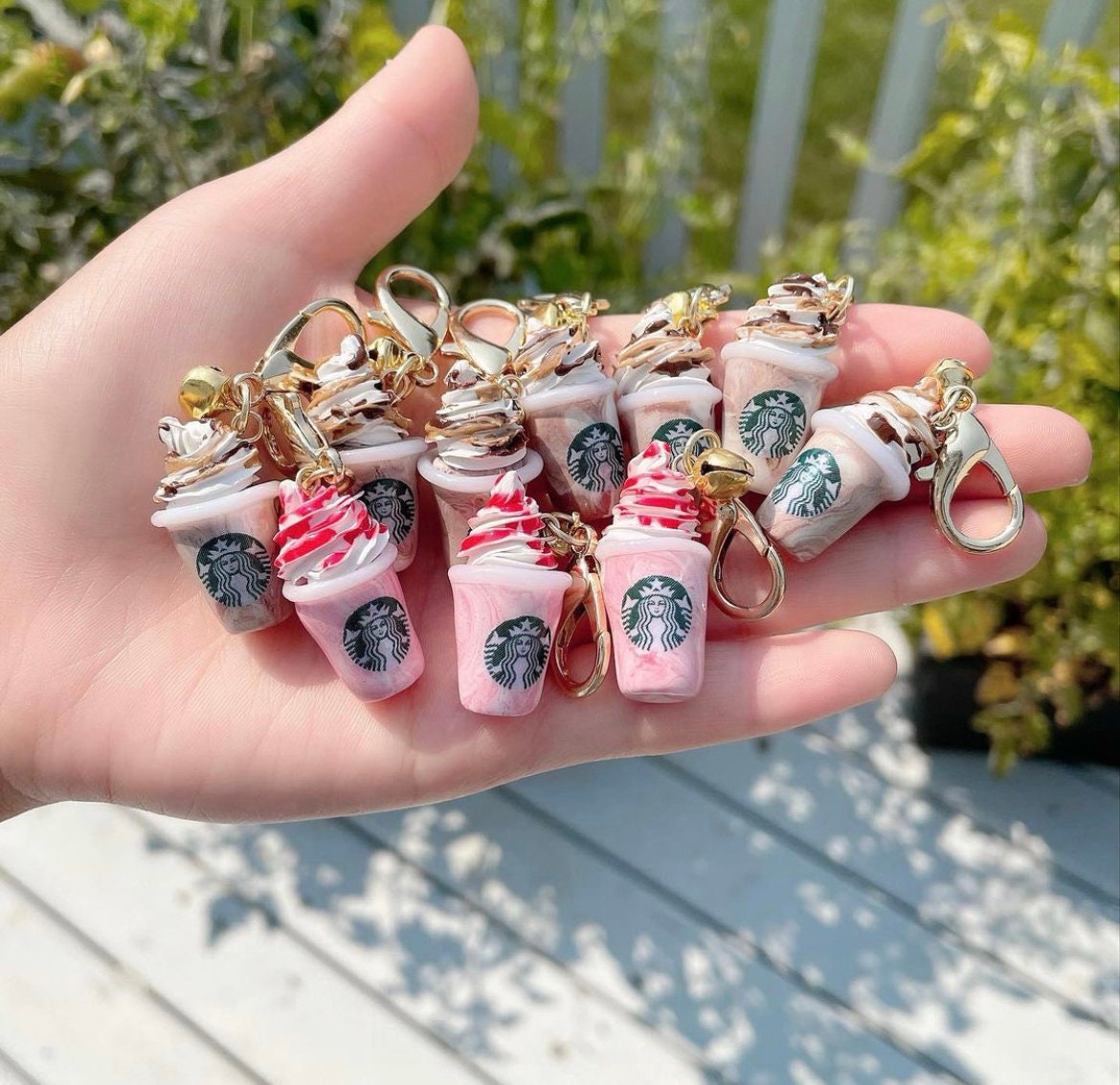 Starbucks Drink Charms Polymer Clay Charm Dessert polymer Etsy Canada