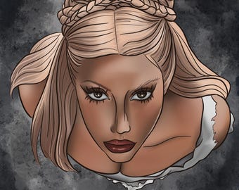 Lady Gaga Digital Poster