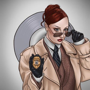 The Detective - Chappell Roan Giver Digital Poster