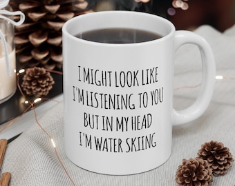 Skiing Mug, Skiing Gift, Gift For Skier, Skiing Gift Ideas, Ski Mug, Ski Gifts, Skier Gifts, Skiing Cup, Skier Coffee Mug, Skier Mug