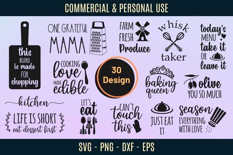 Download Kitchen Svg Bundle Funny Kitchen Svg Files For Cricut Svg Cut File Silhouette Design Files Baking Svg Cooking Svg Kitchen Quotes Clip Art Art Collectibles