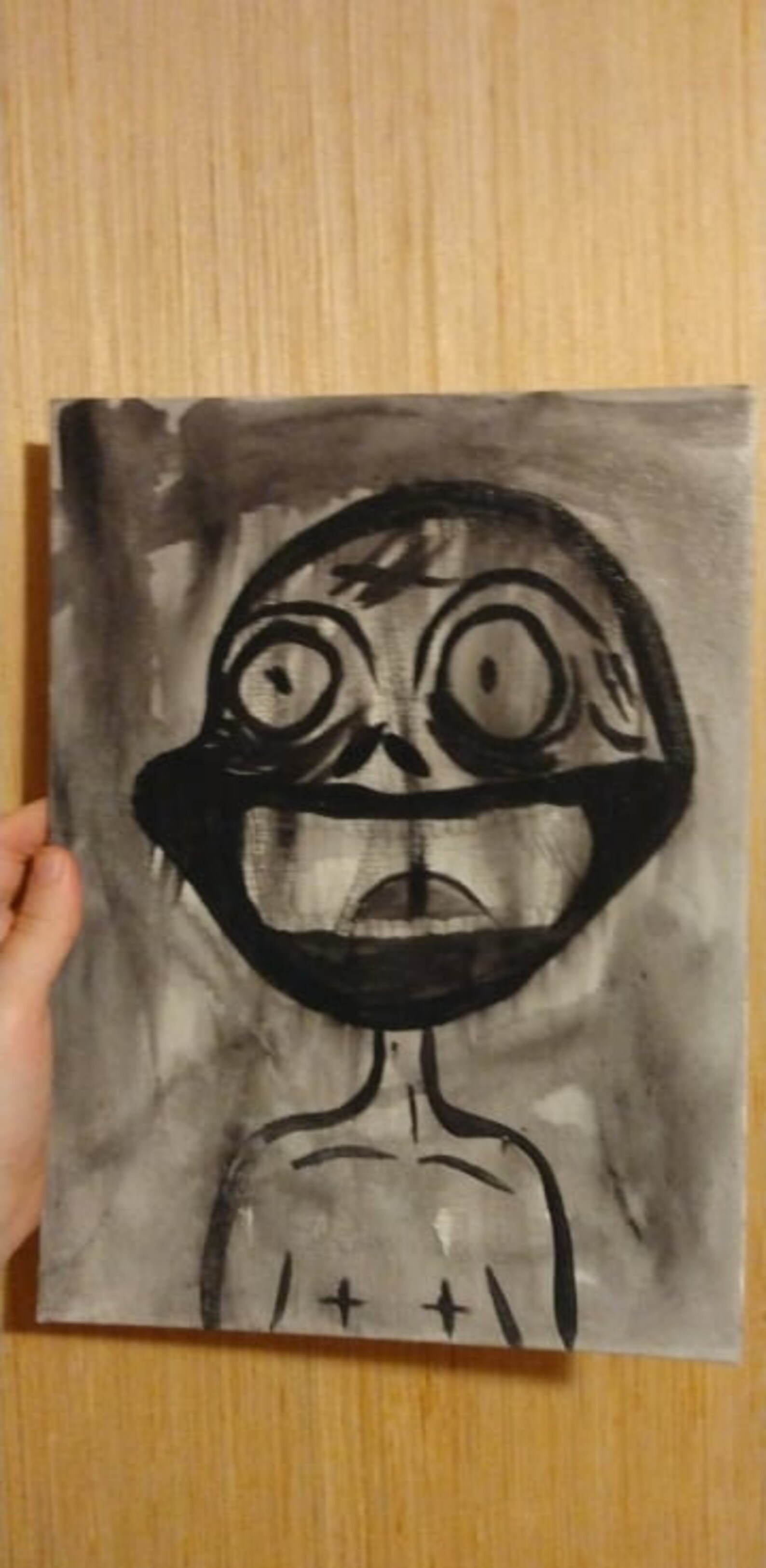 Demons Mental Health Painting 8x12 Etsy