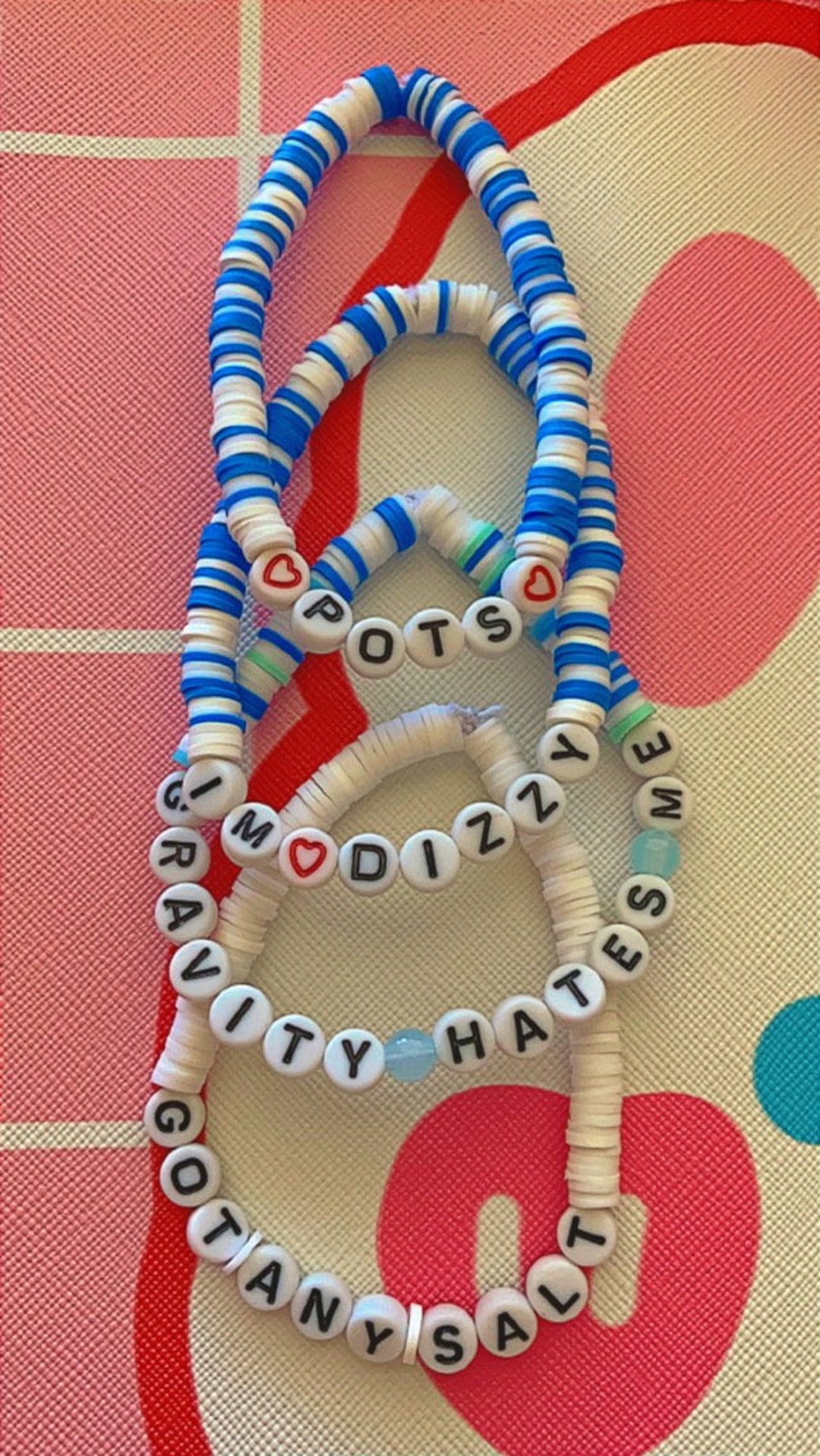 Pots Health Beaded Bracelets Pots Self Care Accessories Etsy