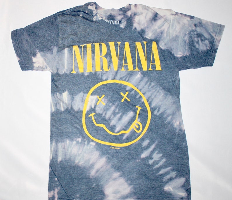 nirvana shirt tie dye