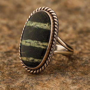 Boho Chic Swiss Opal Ring - Handcrafted 925 Silver - Unique Designer Piece Gift for Birthstone