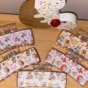 Disney themed claw clips (large)