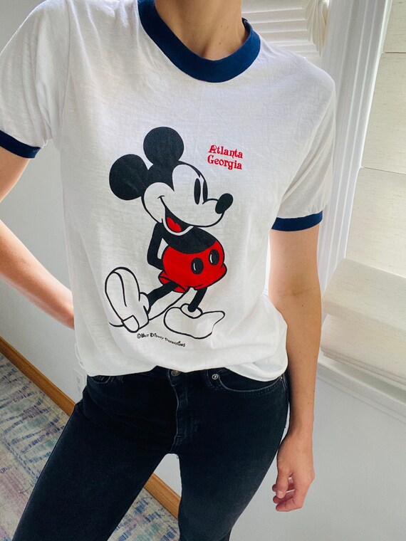 70’s-80’s Mickey Mouse Ringer Tee